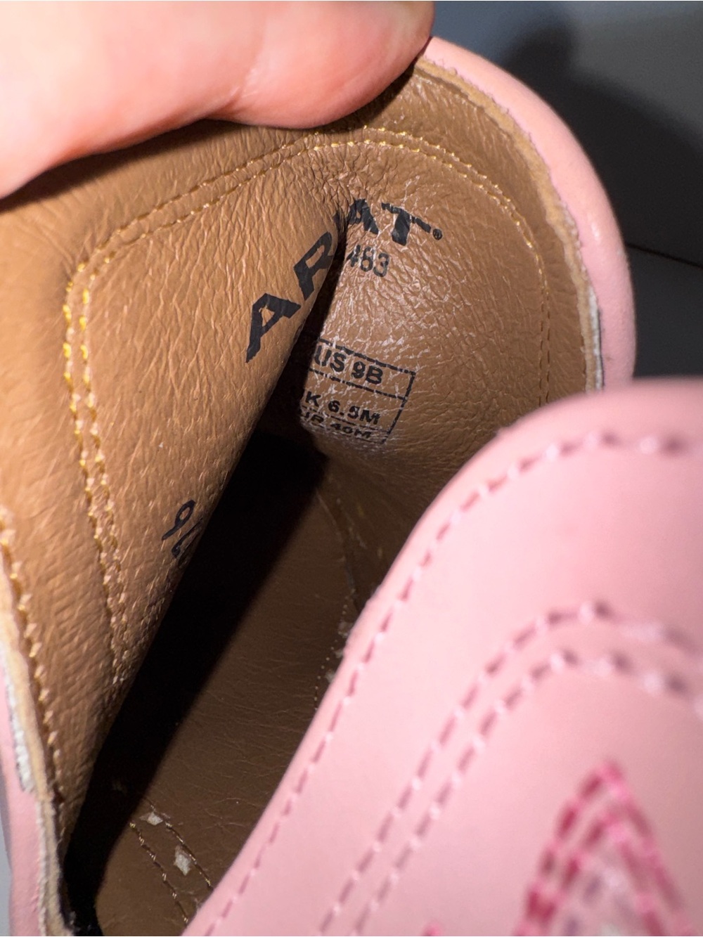 Ariat Dixon Pink Western Boots - Picture 6 of 6